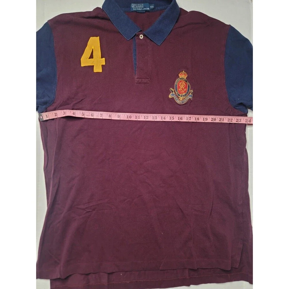 Vintage Polo Ralph Lauren XXL  Rugby Shirt Men’s Cup Team Crest #4